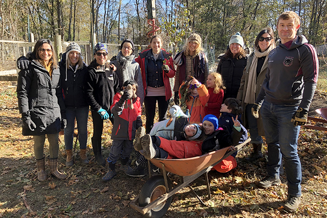 BDS Garden Workday 11.18.19Scoop Parents' Association logo